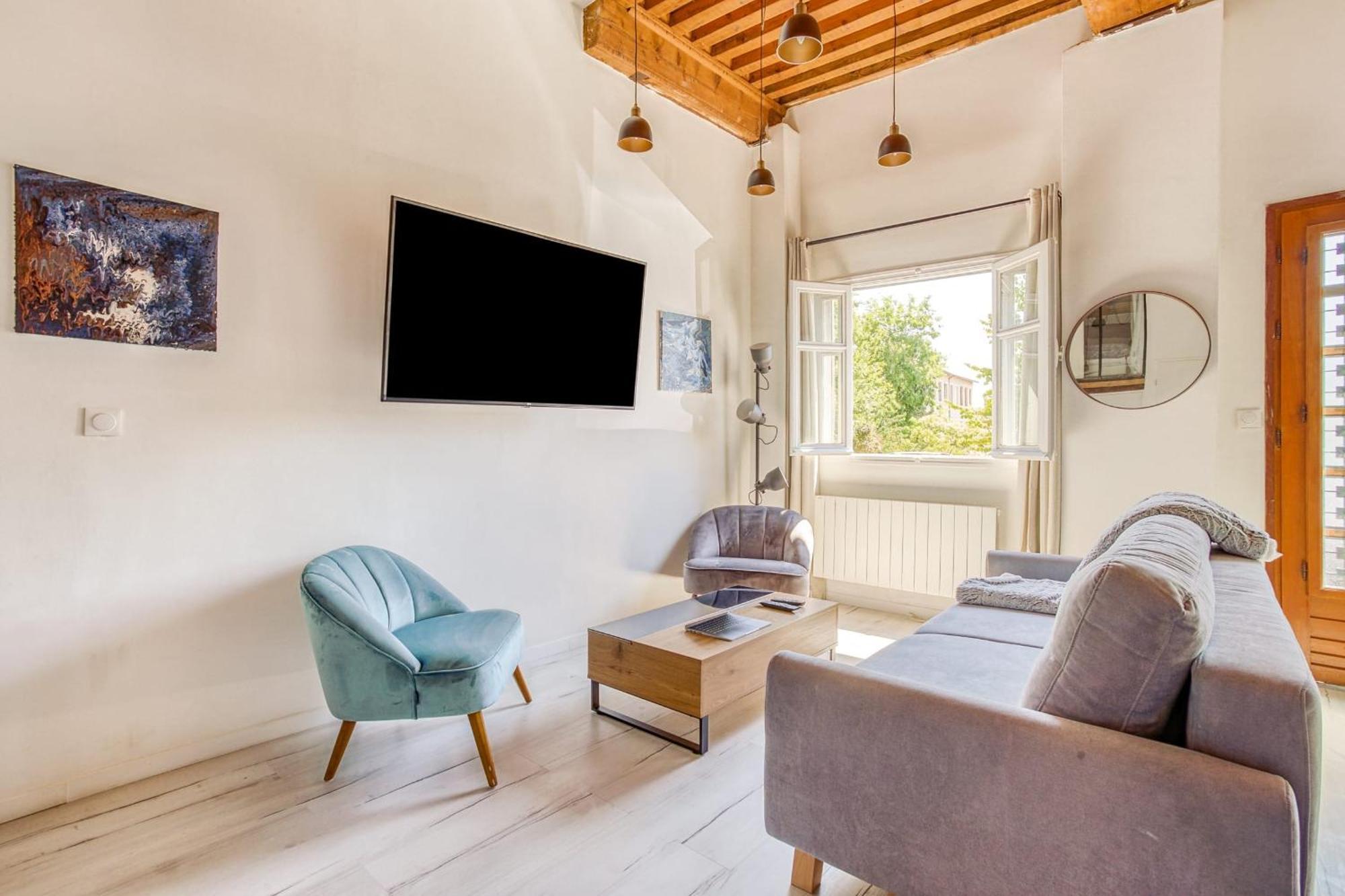 Charming 6-Person Apartment Terreaux & Croix Rousse Area Lyon Exterior foto