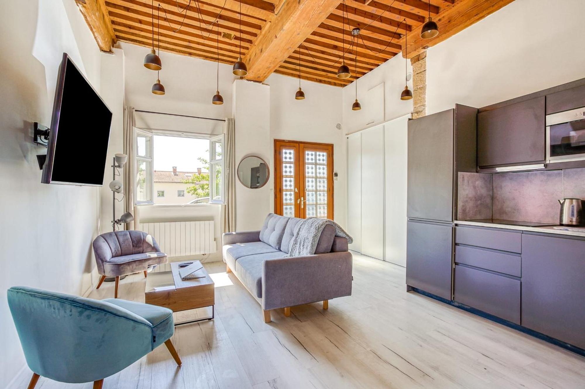 Charming 6-Person Apartment Terreaux & Croix Rousse Area Lyon Exterior foto